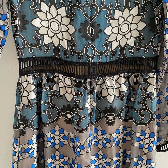 For Love & Lemons Juliet Maxi Dress Size M In Jade New With Tag - Picture 10 of 12